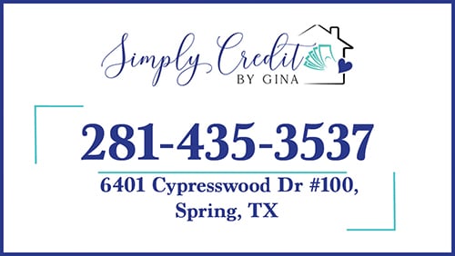 Simply Credit By Gina logo